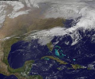 The massive storm system that spawned the deadly Leap Day tornadoes.