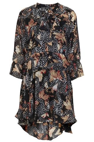 Topshop Toile Feather Print Shirt Dress, £55