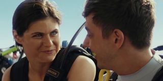 Alexandra Daddario and Jorma Taccone in a deleted scene from Rampage