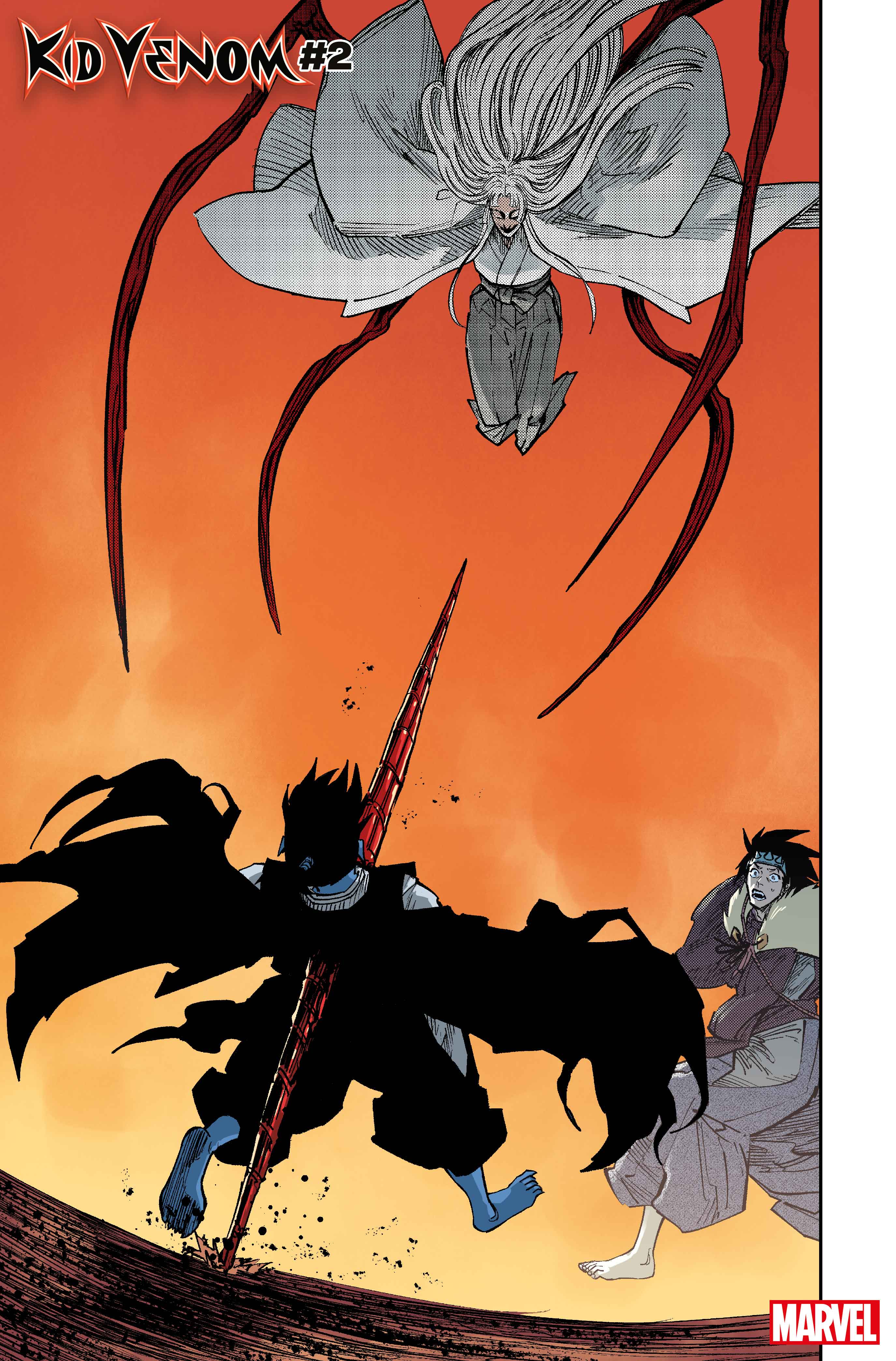 Kintaro faces a swarm of symbiotes and a wall-crawling mystery in Kid Venom #2