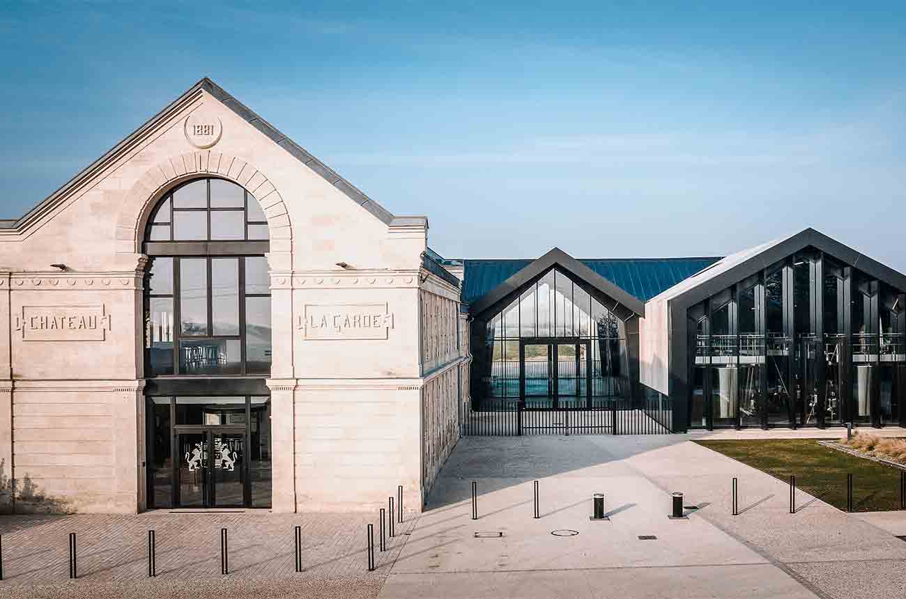 Chateau La Garde's new state-of-the-art winery