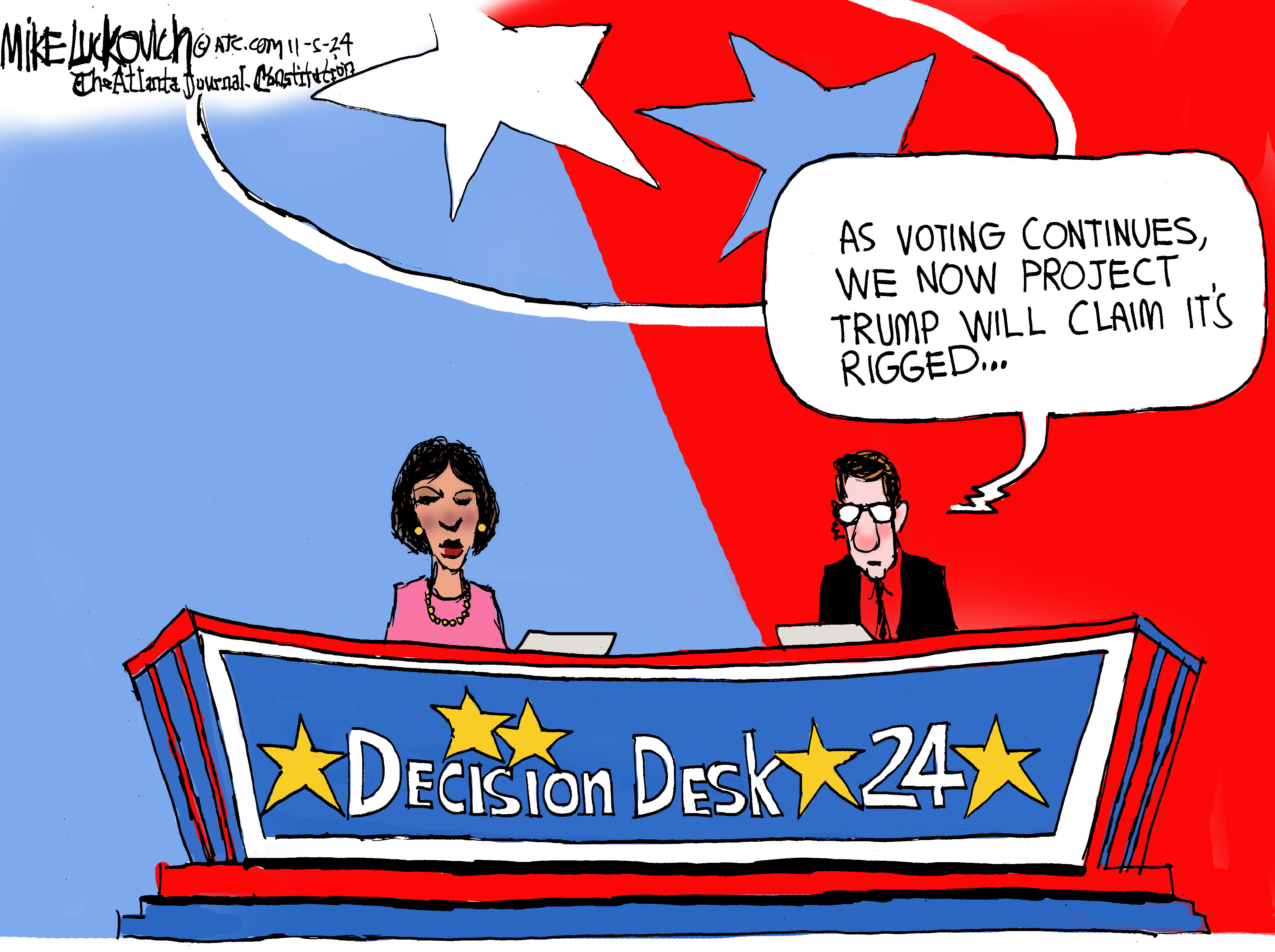 Political cartoon