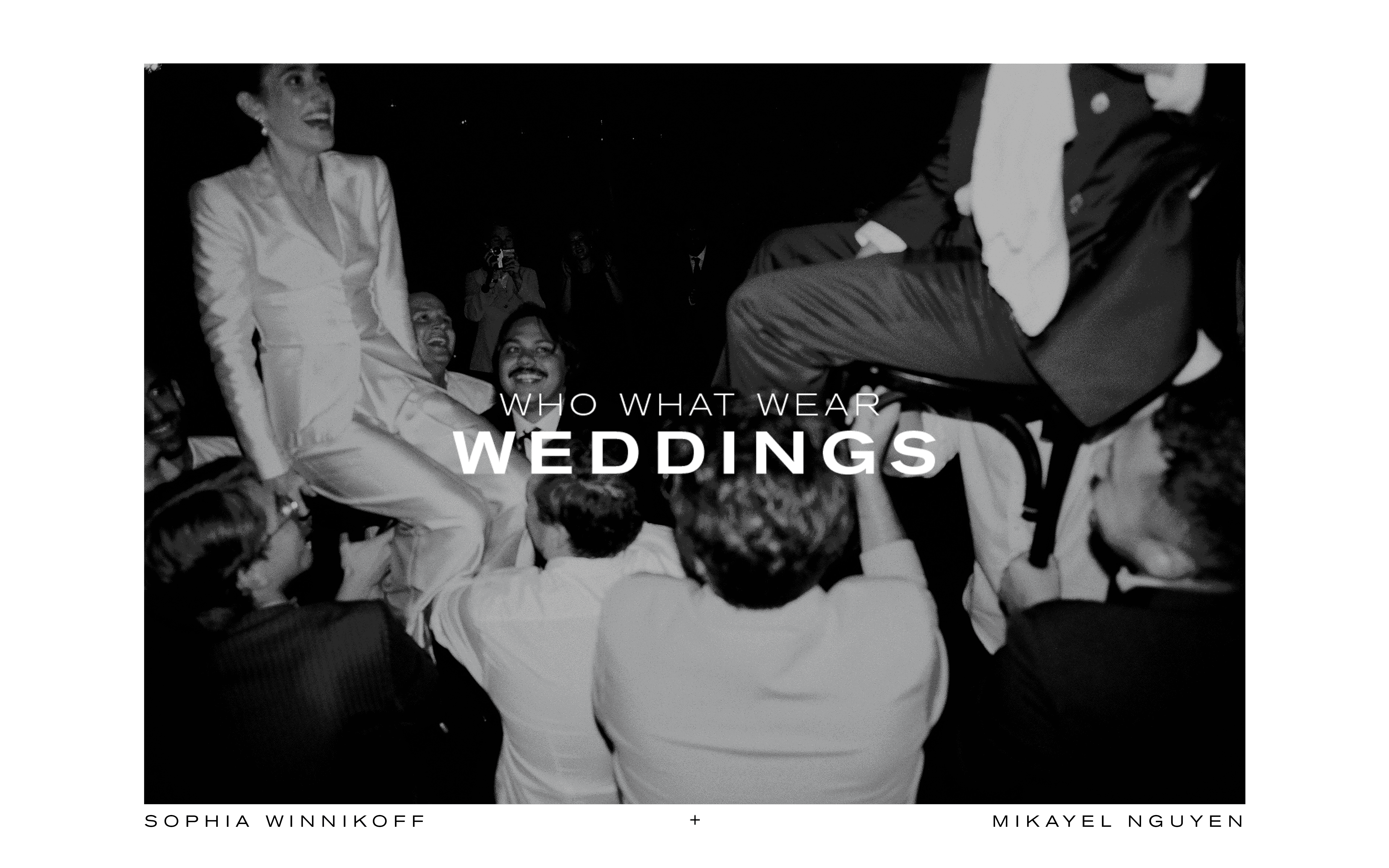 A GIF of images from Sophia and Mik's wedding.