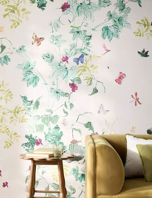 Lya Butterfly Garden Wallpaper Mural