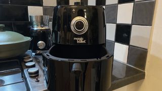 Best small air fryer for one person | Magic Bullet Air Fryer being tested in writer's home