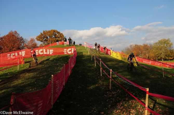A hill at the far end of the course offered innovative run-ups followed by the steepest climb