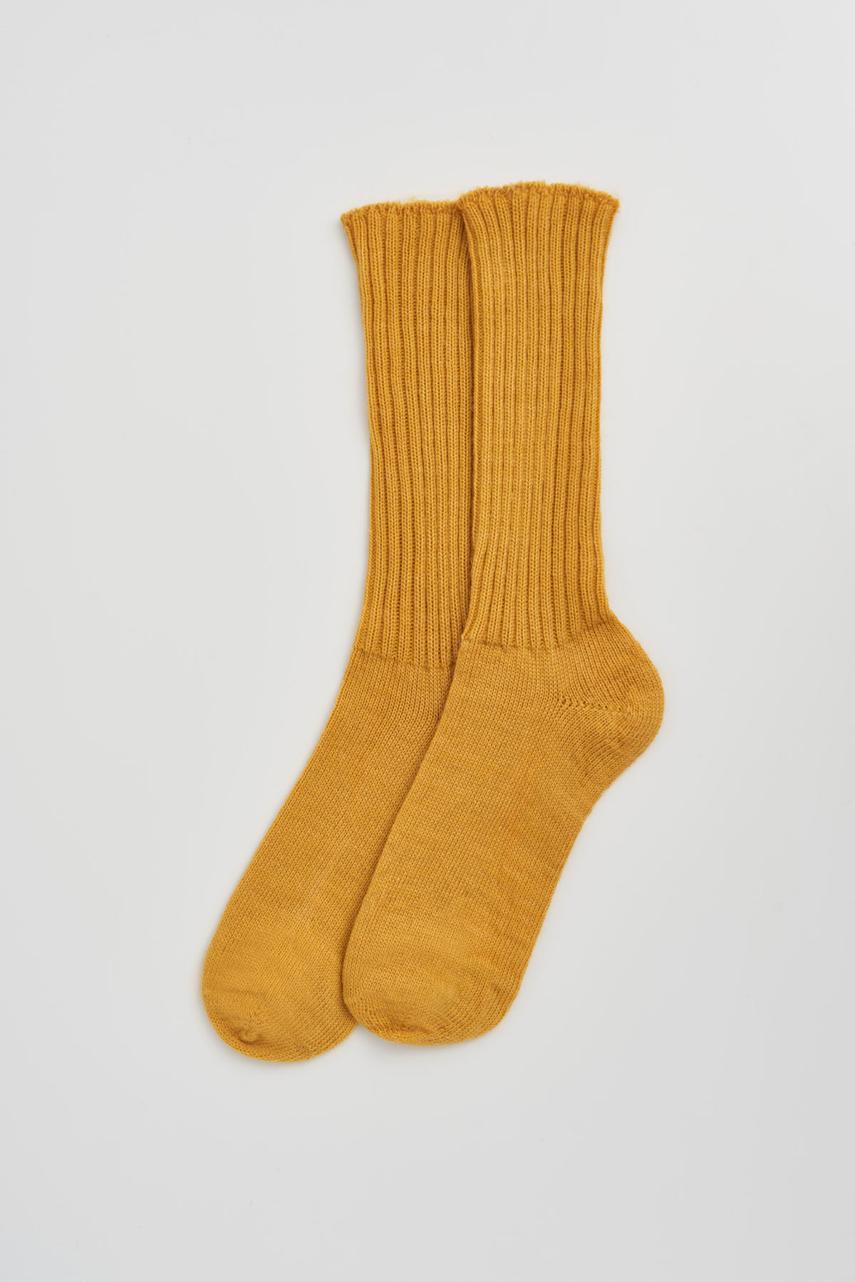 Golden Yellow Mohair Socks