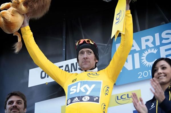 Paris-Nice leader Bradley Wiggins (Team Sky)