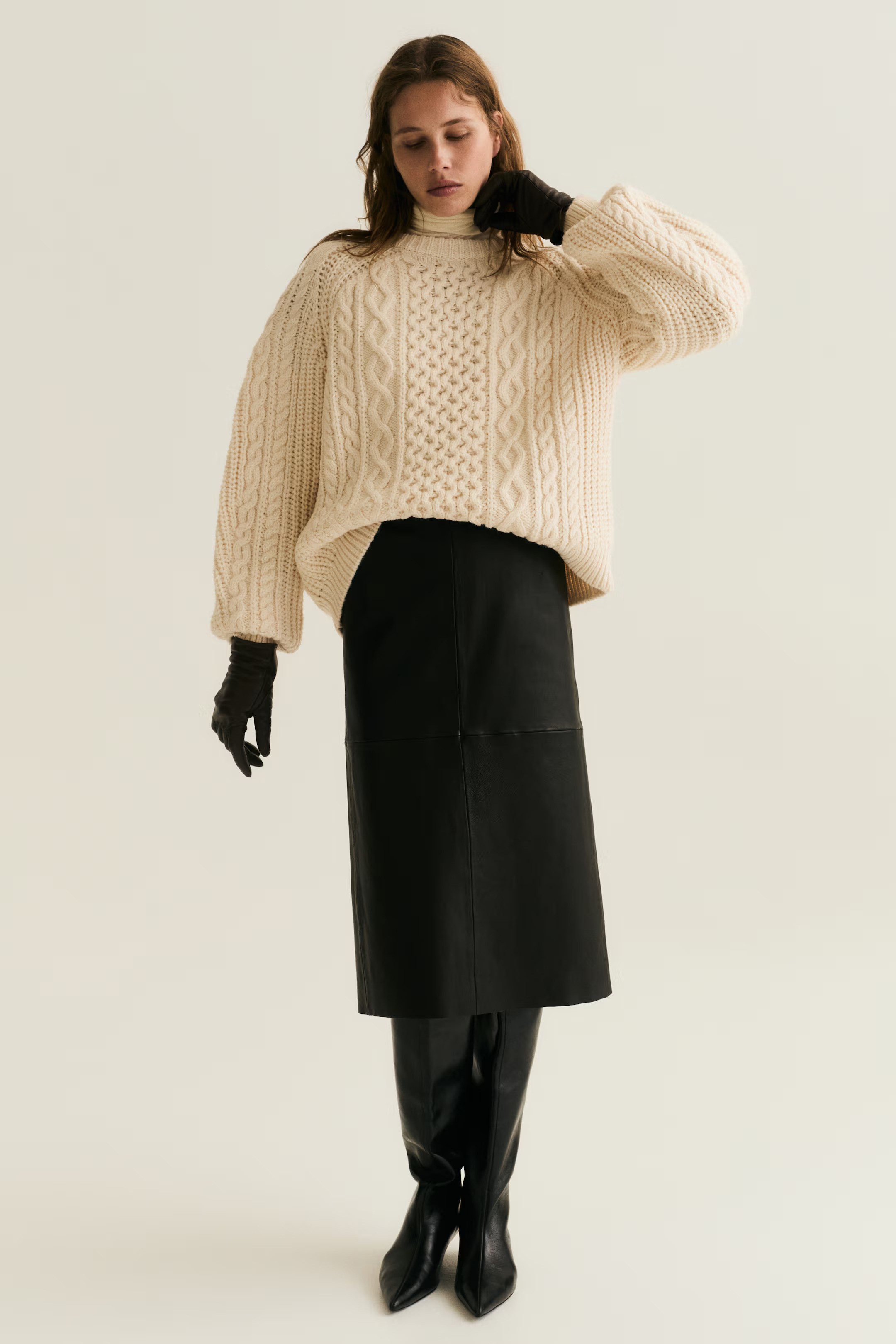 H&amp;amp;M, Cable-knit jumper