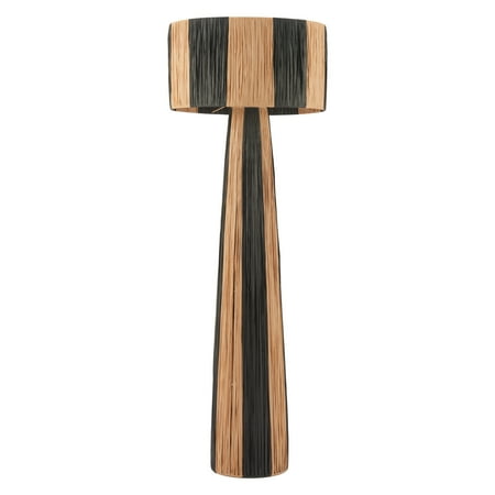 Gala Floor Lamp Black &amp;amp; Natural Floor Lamp, Modern Style, Non-Dimmable, Steel, Lighting Floor Lamps