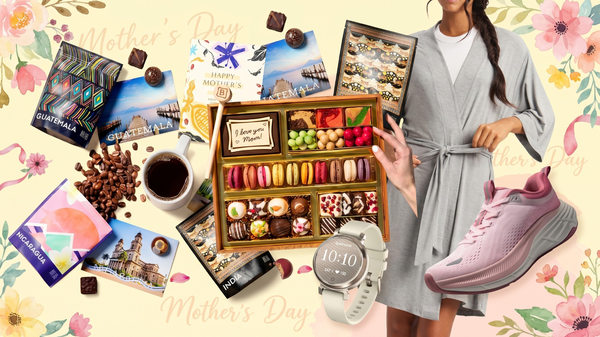 Collage of Mother's Day gifts