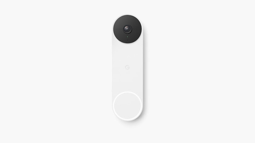 The Google Nest Doorbell (battery) on a white background