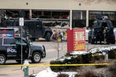 Boulder King Sooper supermarket after mass shooting