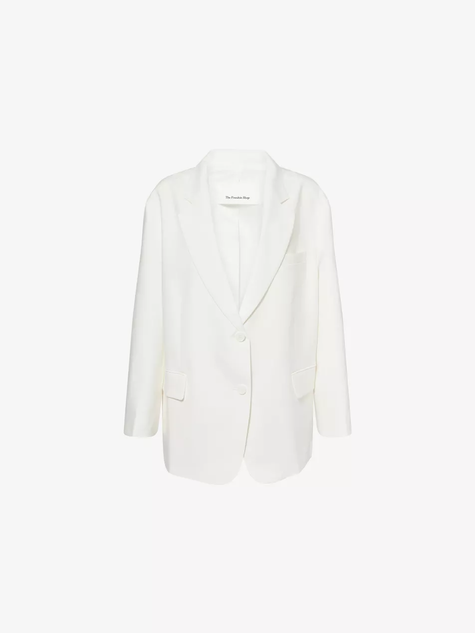 Bea Single-Breasted Stretch-Woven Blazer