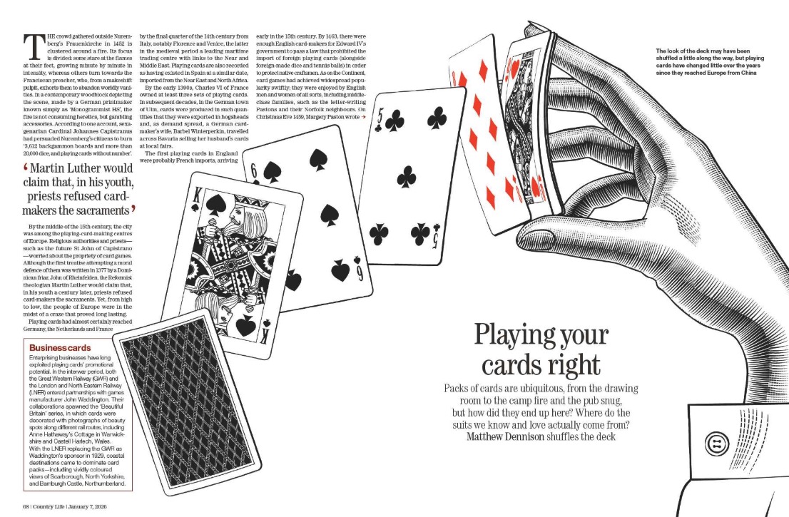 Spreads from Country Life January 7, 2025