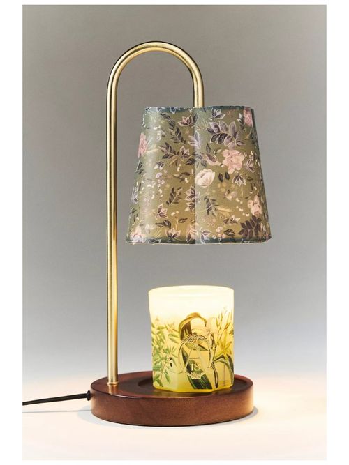 Printed Floral Candle Warmer Lamp