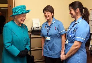 The Queen NHS nurses