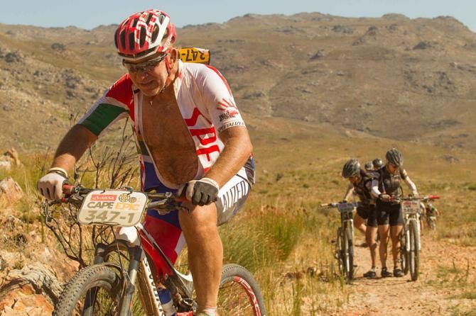 Charles Stander during stage 4
