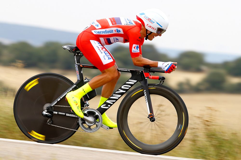 Joaquim Rodriguez (Katusha) during stage 17 of the 2015 Vuelta a Espana.