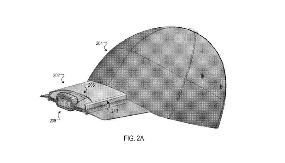 Google was granted a patent for a hat-and-camera system on Feb. 28, 2017.