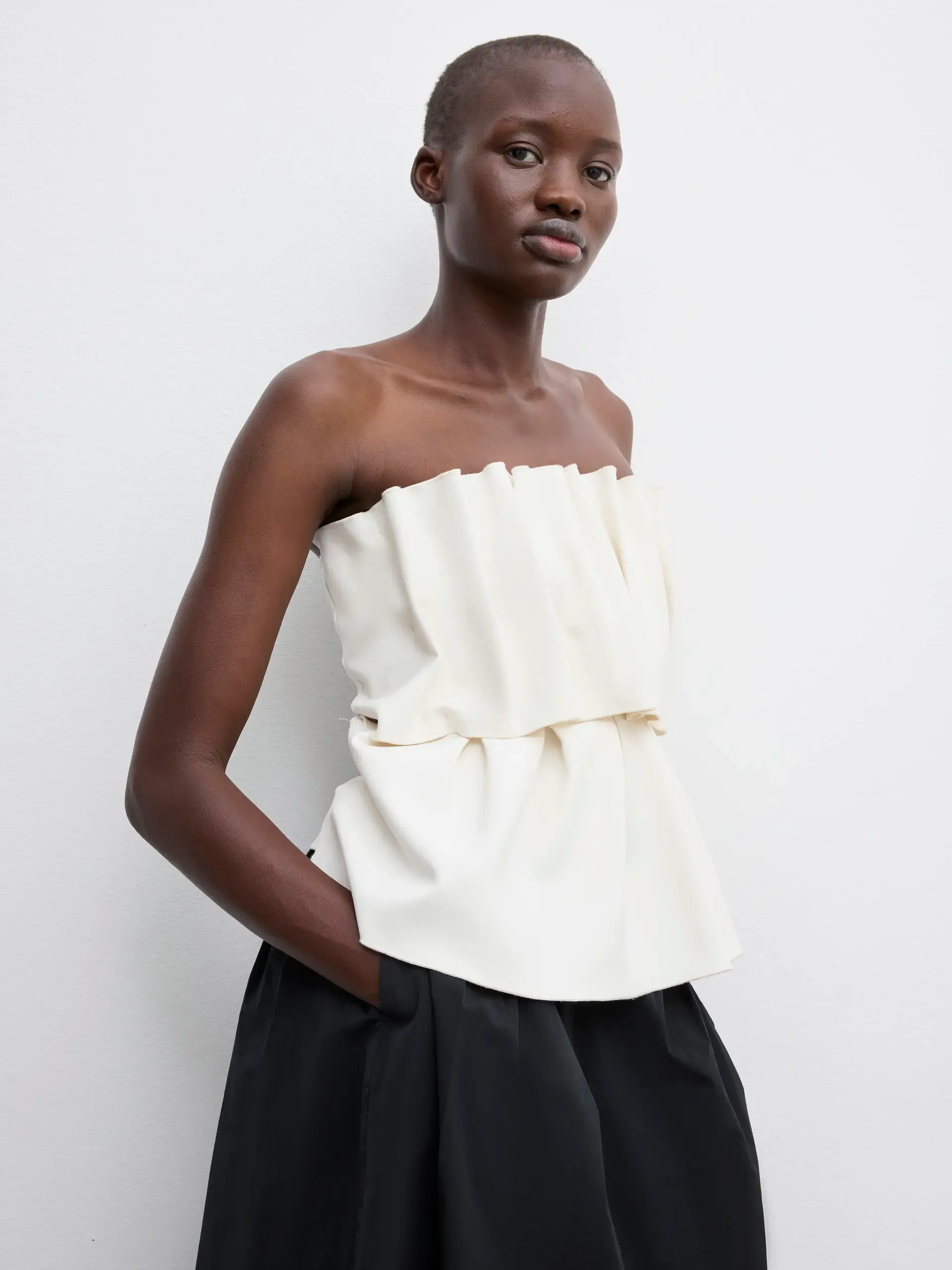 Sculpted Tube Top