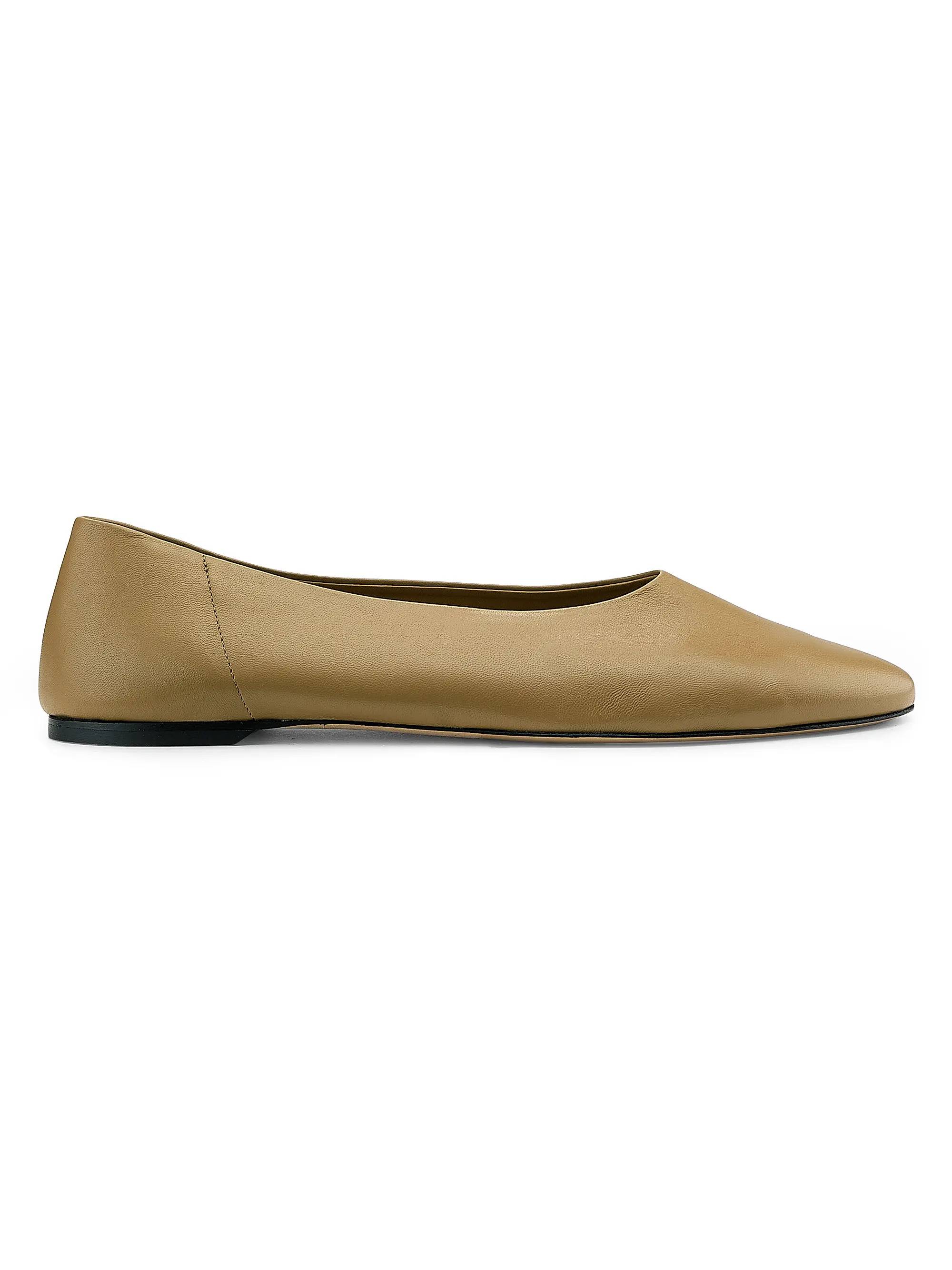 Leather Ballerina Flats