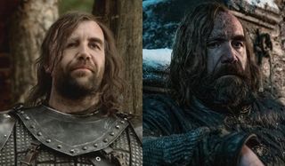Game of Thrones The Hound Then and Now