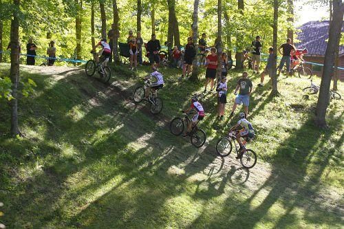 Climbing the steep hill in the back bowl