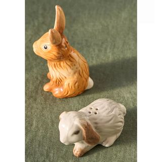 Canterbury Stoneware Salt & Pepper Shakers