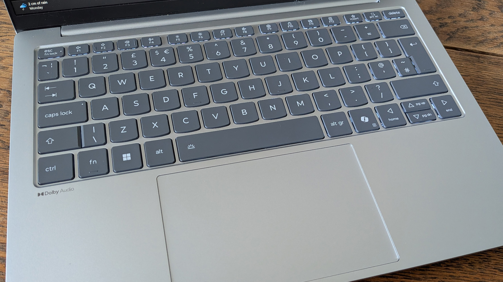 The Lenovo Idea Pad Slim 5x Gen 11 on a desk