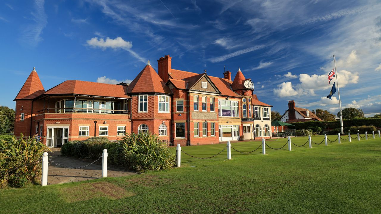 The clubhouse at Royal Liverpool