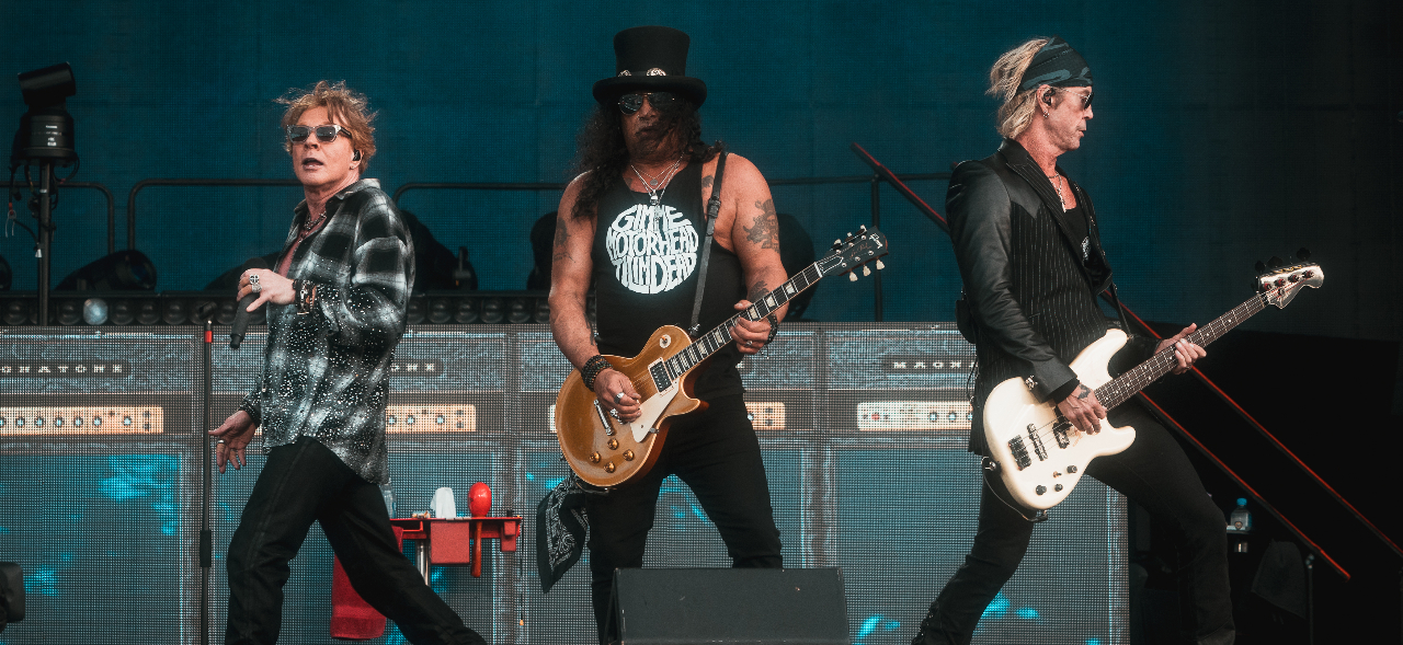 Guns N' Roses on stage