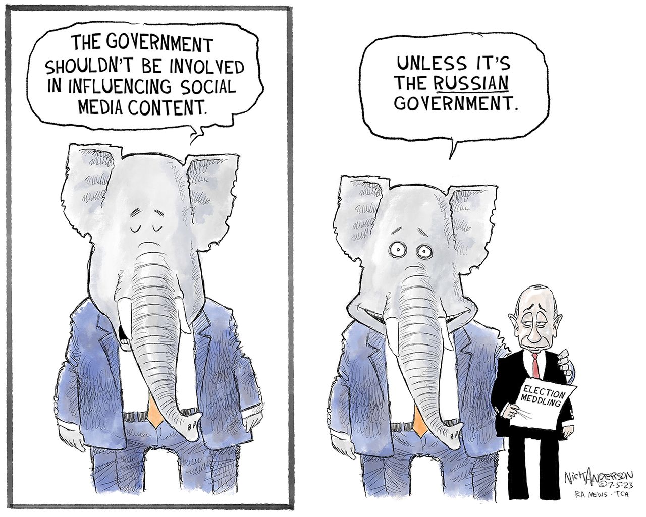 Political Cartoon