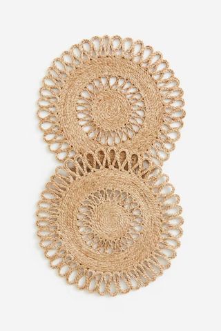 2-pack jute place mats