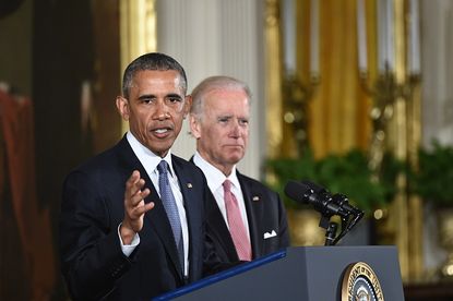 President Barack Obama announces an executive order to reduce gun violence.