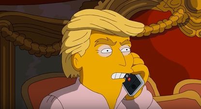 Donald Trump on The Simpsons.