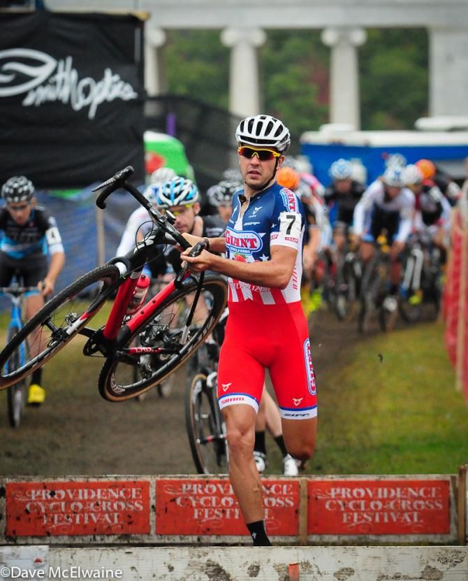 U23 national champion Yannick Eckmann (CalGiant Berry Farm/ Specialized) on lap one