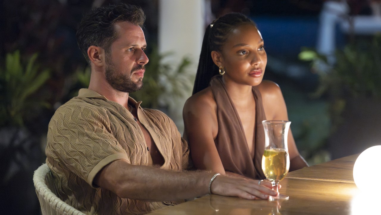 Jeremy Simon and Bailey Brown are shown on Bachelor in Paradise Season 10.
