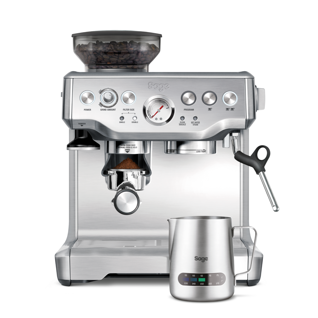 The Barista Express&amp;trade; With Milk Jug Thermal