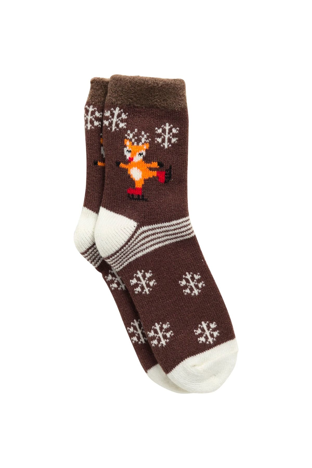 Woolrich Aloe-Infused Double-Layer Holiday Crew Socks