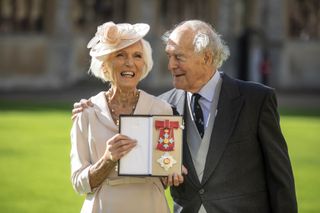 Mary Berry and her husband Paul Hunnings