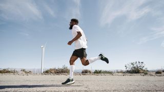 African american runner wearing the Nike Air Zoom Pegasus 37