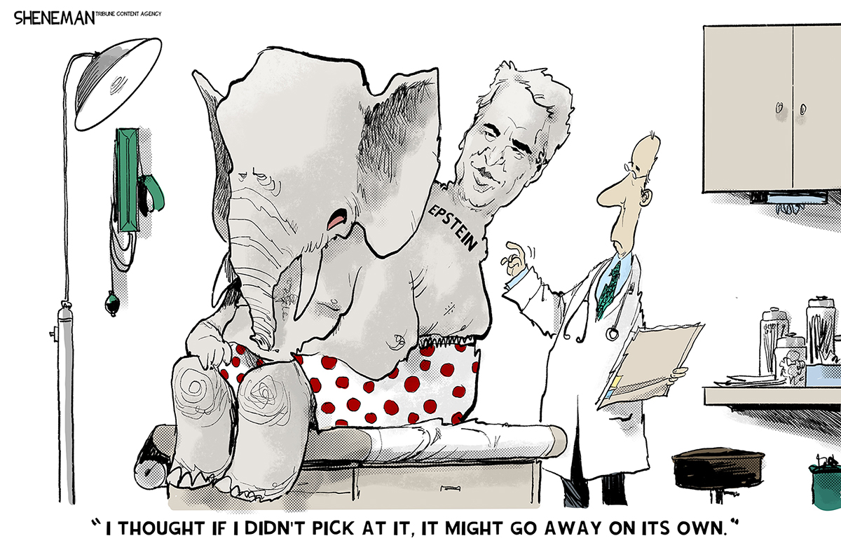 Political cartoon