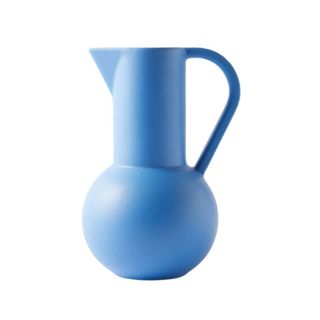 electric blue ceramic jug 