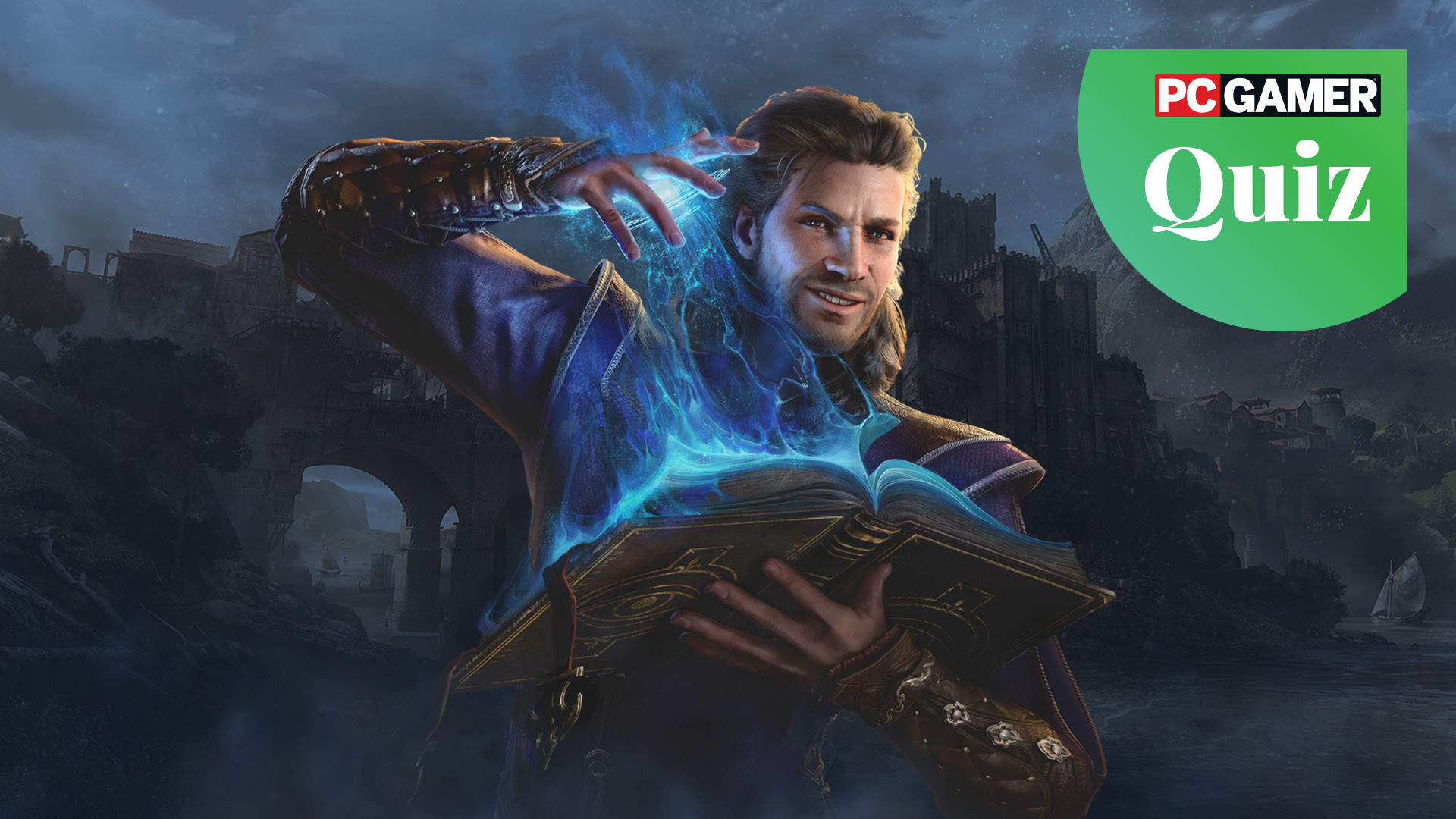 Gale from Baldur&#039;s Gate 3 casting a spell.