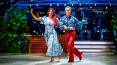 Dianne Buswell and Stefan Dennis performing on Strictly