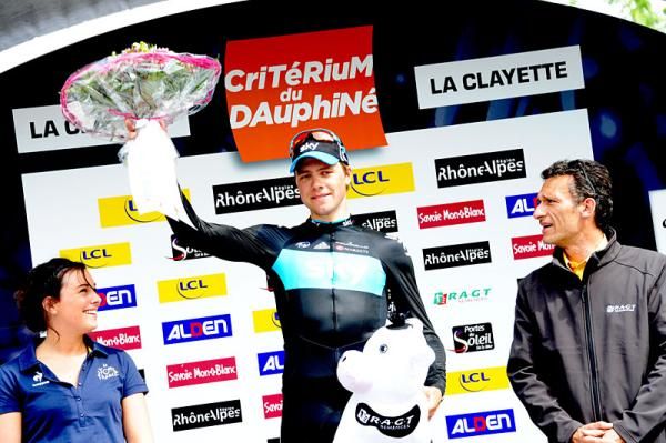 Stage winner Edvald Boasson Hagen (Team Sky)