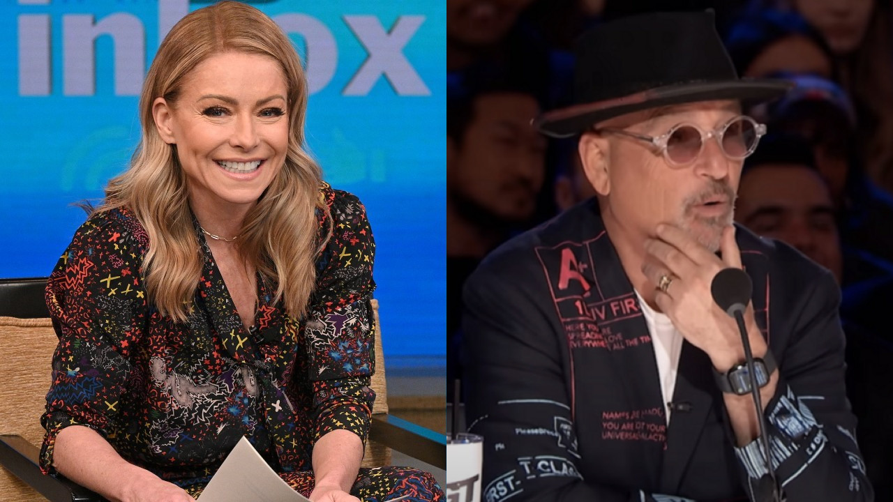 Kelly Ripa on Live, Howie Mandel on America's Got Talent