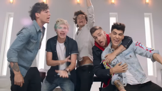 Louis, Niall, Harry, Liam and Zayn singing Best Song Ever in 2013 One Direction music video