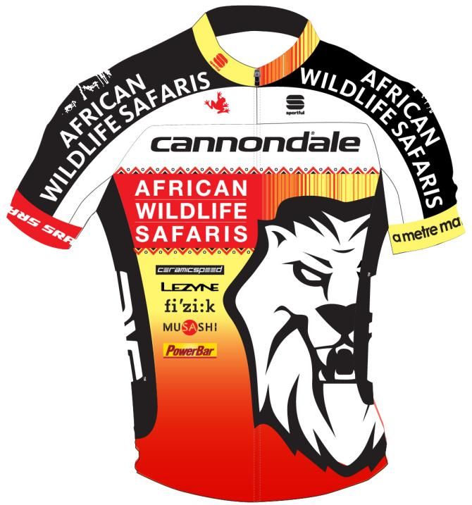 The 2014 African Wildlife Safaris Cycling Team kit